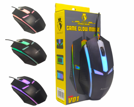 Jonh Variedades Eletr Nicos E Acess Rios Mouse Gamer Glow Rgb Usb