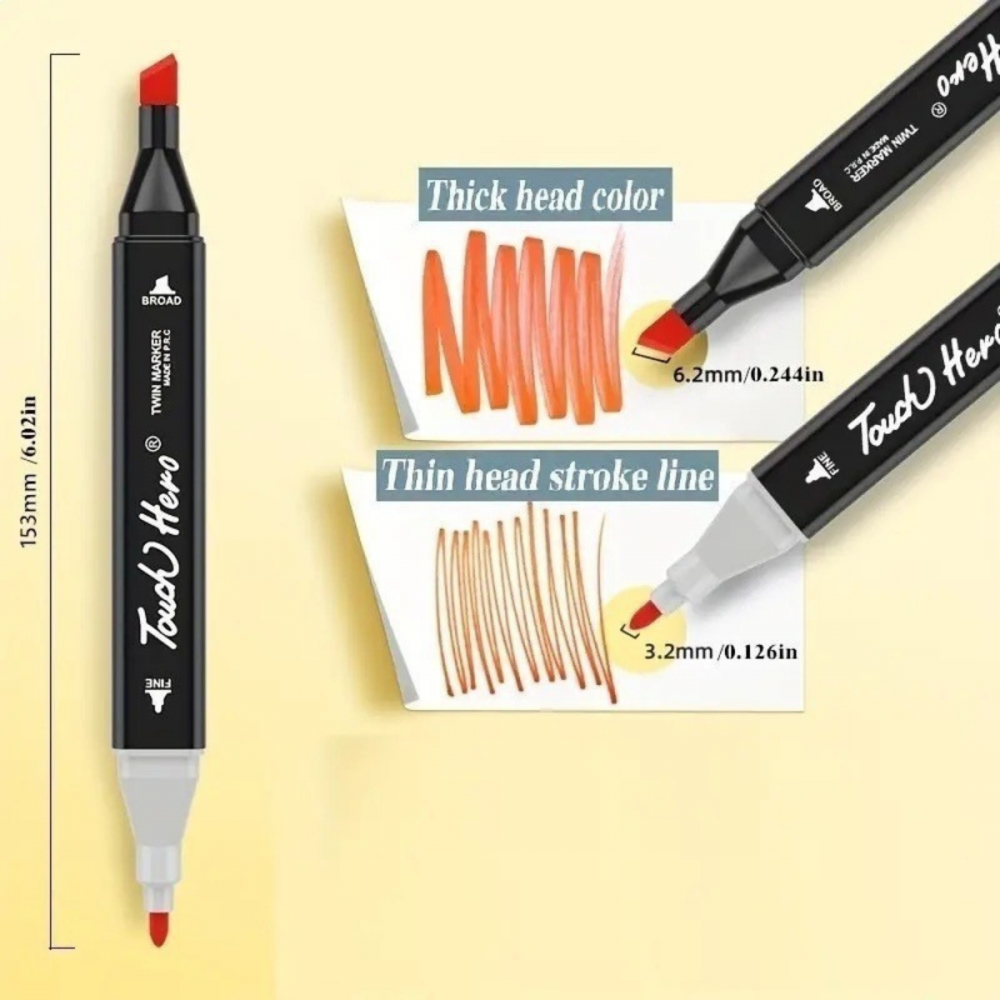 Maleta De Canetinhas Coloridas 80 Cores Para Desenho Marcador Profissional e Escolar Duas Pontas Hidrográfica Touch Sweet 80 / K54  Maleta De Canetinhas Coloridas 80 Cores Para Desenho Marcador Profissional e Escolar Duas Pontas Hidrográfica Touch Sweet 80 / K54