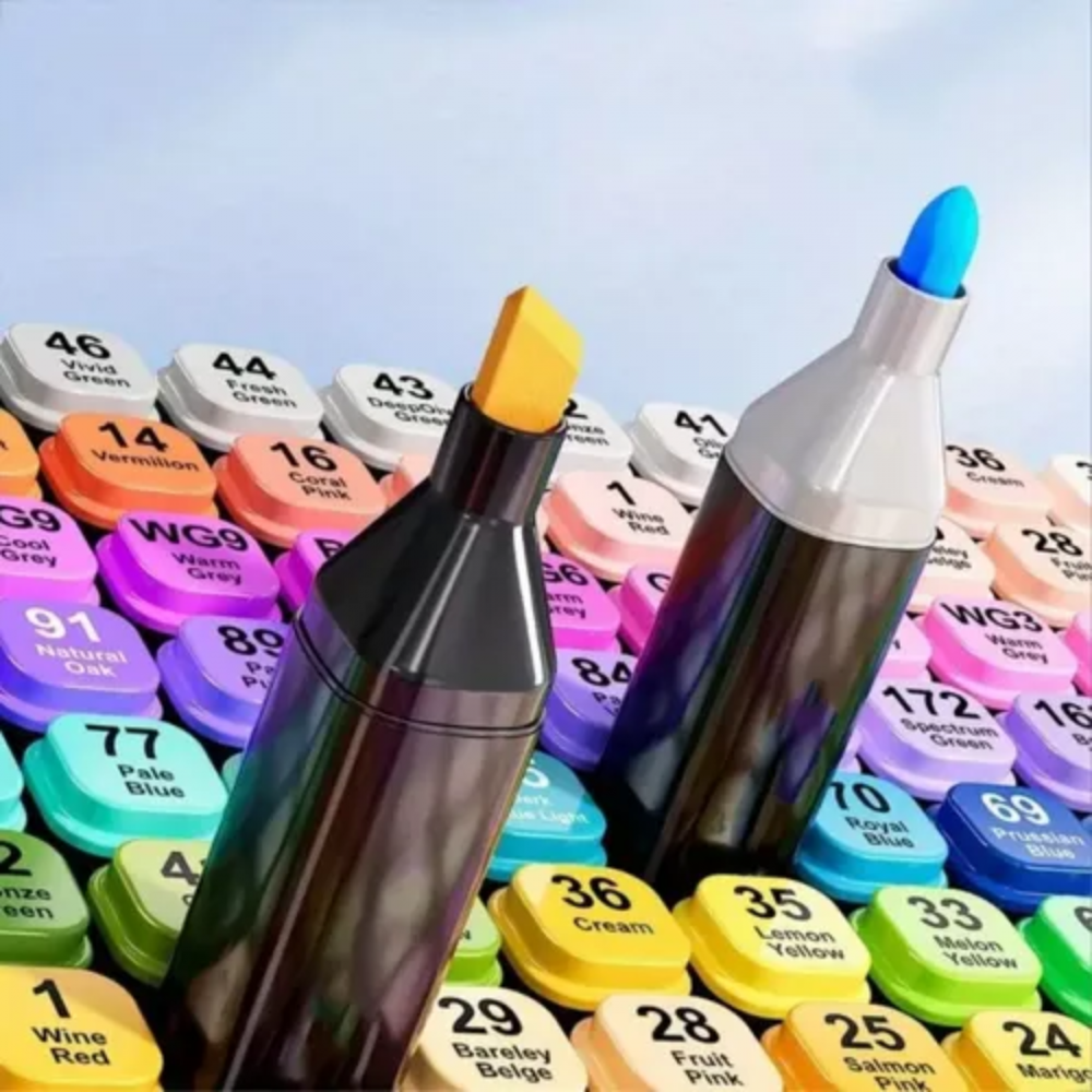 Maleta De Canetinhas Coloridas 60 Cores Para Desenho Marcador Profissional e Escolar Duas Pontas Hidrográfica Touch Sweet 60 / K53 Maleta De Canetinhas Coloridas 60 Cores Para Desenho Marcador Profissional e Escolar Duas Pontas Hidrográfica Touch Sweet 60 / K53