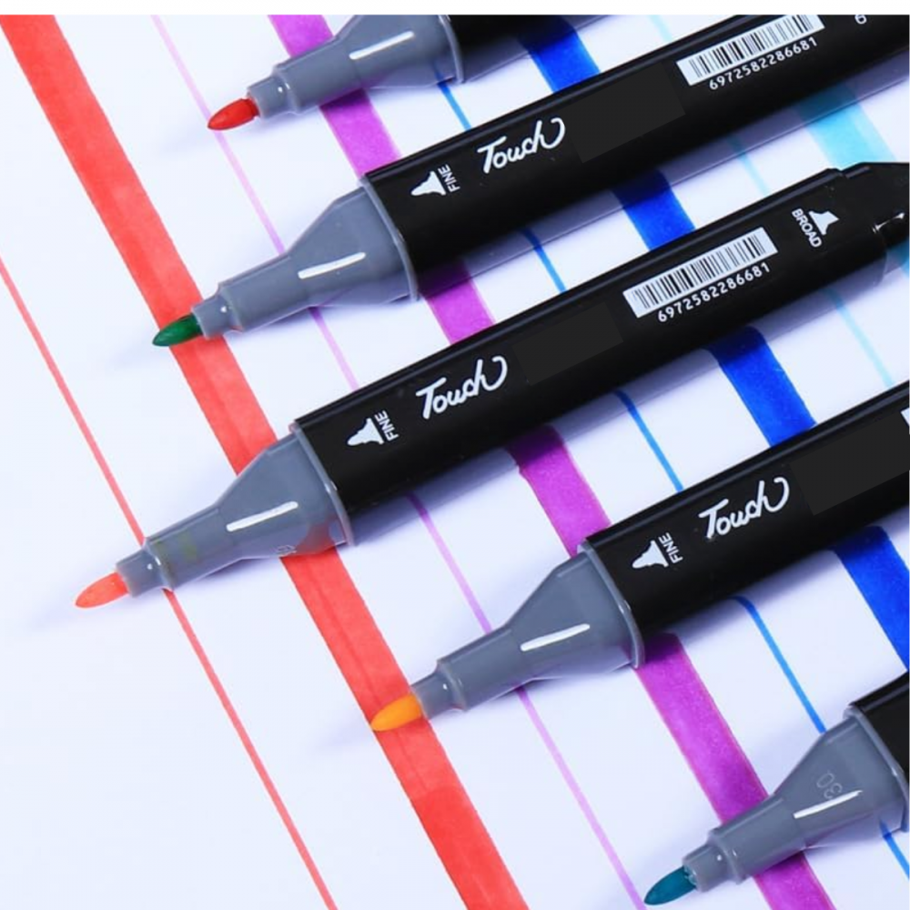 Maleta De Canetinhas Coloridas 60 Cores Para Desenho Marcador Profissional e Escolar Duas Pontas Hidrográfica Touch Sweet 60 / K53 Maleta De Canetinhas Coloridas 60 Cores Para Desenho Marcador Profissional e Escolar Duas Pontas Hidrográfica Touch Sweet 60 / K53