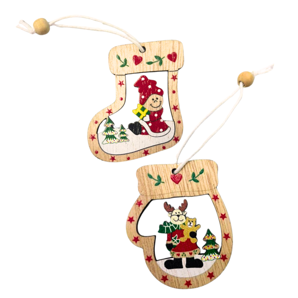 --      Caixa com Pingentes de Natal Decoração com Cordão Variado Altomex ZSS-005 --      Caixa com Pingentes de Natal Decoração com Cordão Variado Altomex ZSS-005